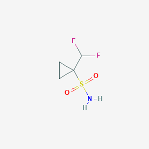 1-(Difluoromethyl)cyclopropane-1-sulfonamide