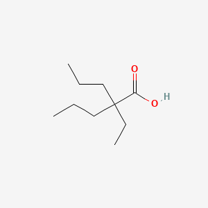 molecular formula C10H20O2 B14547564 Pentanoic acid, 2-ethyl-2-propyl- CAS No. 62179-62-8