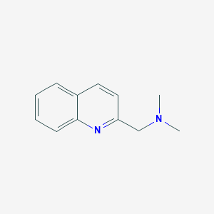 molecular formula C12H14N2 B1454765 Dimethyl(quinolin-2-ylmethyl)amine CAS No. 776-93-2