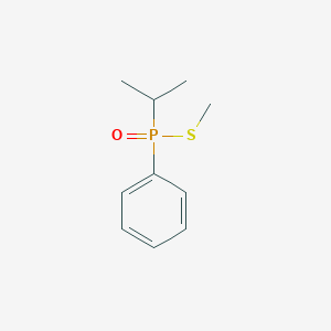 molecular formula C10H15OPS B14547715 S-Methyl phenyl(propan-2-yl)phosphinothioate CAS No. 62246-61-1