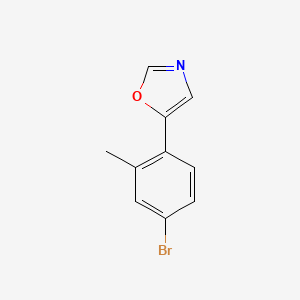 5-(4-Bromo-2-methylphenyl)-1,3-oxazole