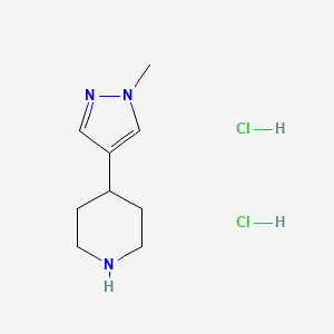 4-(1-Methyl-1H-pyrazol-4-yl)piperidine dihydrochloride