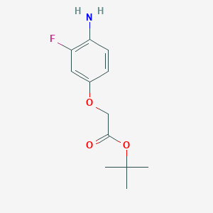 (4-Amino-3-fluoro-phenoxy)-acetic acid tert-butyl ester