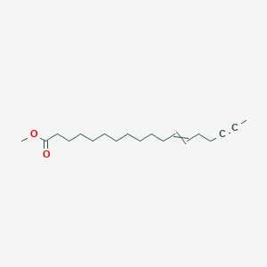 molecular formula C19H32O2 B14547855 Methyl octadec-12-en-16-ynoate CAS No. 62204-07-3