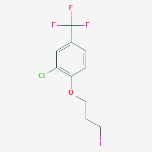 2-Chloro-1-(3-iodopropoxy)-4-(trifluoromethyl)benzene