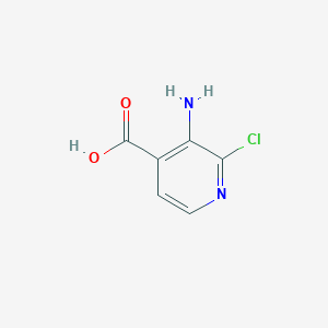 molecular formula C6H5ClN2O2 B145479 3-Amino-2-chloroisonicotinic acid CAS No. 58483-94-6