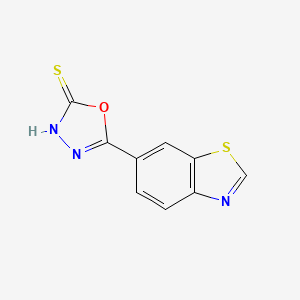 5-(Benzothiazol-6-yl)-1,3,4-oxadiazole-2-thiol
