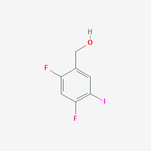 molecular formula C7H5F2IO B1454808 (2,4-Difluoro-5-iodo-phenyl)-methanol CAS No. 1097626-21-5
