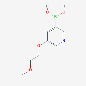 molecular formula C8H12BNO4 B1454824 5-(2-Methoxyethoxy)pyridine-3-boronic acid CAS No. 1015229-31-8
