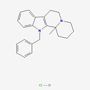 12-Benzyl-12b-methyl-1,2,3,4,6,7,12,12b-octahydroindolo[2,3-a]quinolizine hydrochloride