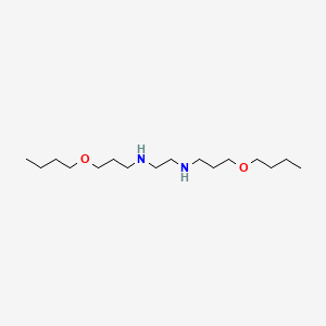 molecular formula C16H36N2O2 B14548261 N~1~,N~2~-Bis(3-butoxypropyl)ethane-1,2-diamine CAS No. 61798-23-0