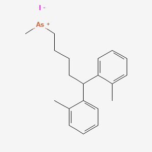 molecular formula C20H26AsI B14548332 CID 71390306 CAS No. 62064-10-2