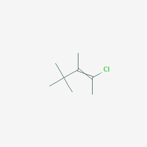 molecular formula C8H15Cl B14548337 2-Chloro-3,4,4-trimethylpent-2-ene CAS No. 62082-65-9