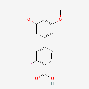 4-(3,5-Dimethoxyphenyl)-2-fluorobenzoic acid