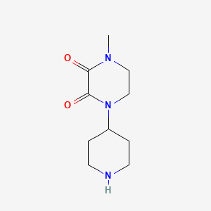 1-Methyl-4-piperidin-4-ylpiperazine-2,3-dione