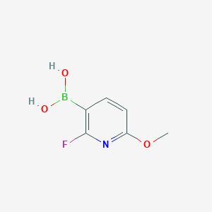molecular formula C6H7BFNO3 B1454839 2-氟-6-甲氧基吡啶-3-硼酸 CAS No. 1402238-30-5