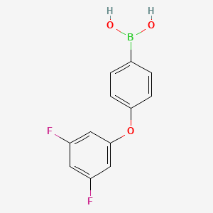 molecular formula C12H9BF2O3 B1454841 (4-(3,5-Difluorophenoxy)phenyl)boronic acid CAS No. 1029438-51-4