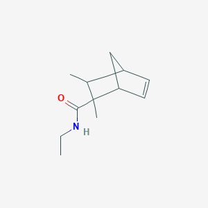 molecular formula C12H19NO B14548477 N-Ethyl-2,3-dimethylbicyclo[2.2.1]hept-5-ene-2-carboxamide CAS No. 62280-90-4