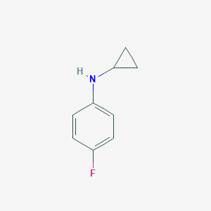 molecular formula C9H10FN B145485 N-Cyclopropyl-4-fluoroaniline CAS No. 136005-64-6
