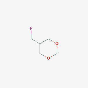 molecular formula C5H9FO2 B14548530 5-(Fluoromethyl)-1,3-dioxane CAS No. 61728-97-0
