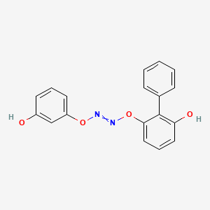 molecular formula C18H14N2O4 B1454857 苯基偶氮邻苯二酚 CAS No. 67503-46-2