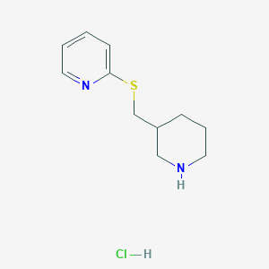 2-(Piperidin-3-ylmethylsulfanyl)-pyridine hydrochloride