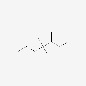 molecular formula C11H24 B14548754 4-Ethyl-3,4-dimethylheptane CAS No. 61868-35-7