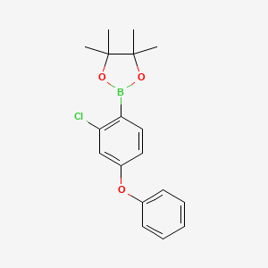 2-(2-Chloro-4-phenoxyphenyl)-4,4,5,5-tetramethyl-1,3,2-dioxaborolane