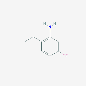 molecular formula C8H10FN B1454880 2-Ethyl-5-fluorobenzenamine CAS No. 1369899-15-9