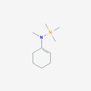 molecular formula C10H21NSi B14548863 N-(Cyclohex-1-en-1-yl)-N,1,1,1-tetramethylsilanamine CAS No. 61820-44-8