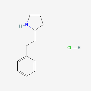 molecular formula C12H18ClN B1454889 2-(2-Phenylethyl)pyrrolidine hydrochloride CAS No. 936225-51-3