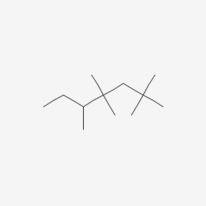 molecular formula C12H26 B14548985 2,2,4,4,5-Pentamethylheptane CAS No. 62199-61-5
