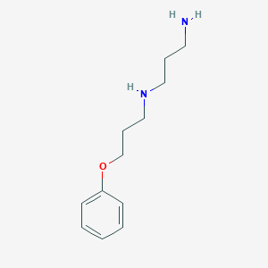 molecular formula C12H20N2O B14548998 N~1~-(3-Phenoxypropyl)propane-1,3-diamine CAS No. 61798-11-6