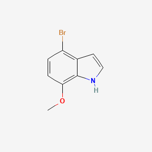 molecular formula C9H8BrNO B1454906 4-bromo-7-methoxy-1H-indole CAS No. 436091-59-7