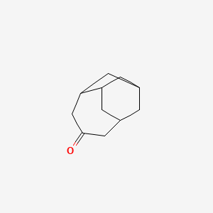 molecular formula C11H16O B14549071 Octahydro-2,5-methanoazulen-7(1H)-one CAS No. 61770-30-7