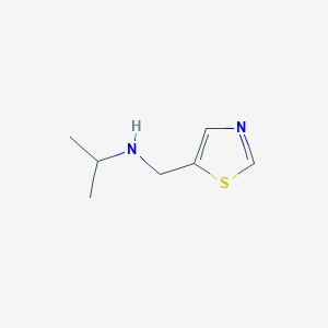 molecular formula C7H12N2S B1454908 Isopropyl-thiazol-5-ylmethyl-amine CAS No. 921145-26-8