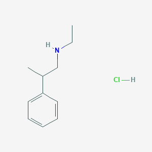 molecular formula C11H18ClN B145491 N-Ethyl-beta-methyl-phenethylamineHydrochloride CAS No. 91339-14-9