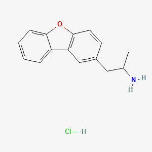 molecular formula C15H16ClNO B1454910 (2-Dibenzo[b,d]furan-2-yl-1-methylethyl)amine hydrochloride CAS No. 1211502-40-7