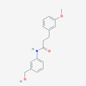 N-[3-(hydroxymethyl)phenyl]-3-(3-methoxyphenyl)propanamide