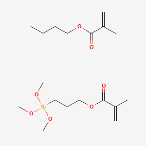molecular formula C18H34O7Si B14549284 Butyl 2-methylprop-2-enoate;3-trimethoxysilylpropyl 2-methylprop-2-enoate CAS No. 61803-98-3