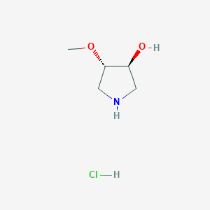 trans-4-Methoxypyrrolidin-3-ol hydrochloride