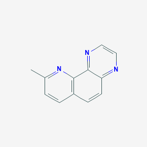 molecular formula C12H9N3 B1454939 9-Methylpyrido[2,3-f]quinoxaline CAS No. 1351516-05-6