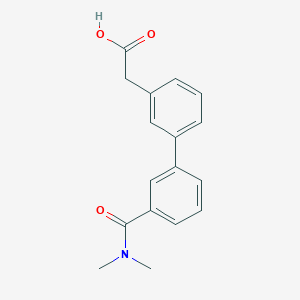 3-Carboxymethyl-3'-(dimethylaminocarbonyl)biphenyl