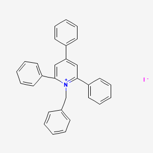 molecular formula C30H24IN B14549522 Pyridinium, 2,4,6-triphenyl-1-(phenylmethyl)-, iodide CAS No. 61777-27-3
