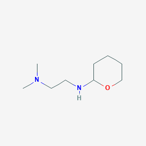 molecular formula C9H20N2O B14549534 N~1~,N~1~-Dimethyl-N~2~-(oxan-2-yl)ethane-1,2-diamine CAS No. 62114-05-0