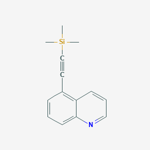 5-((Trimethylsilyl)ethynyl)quinoline