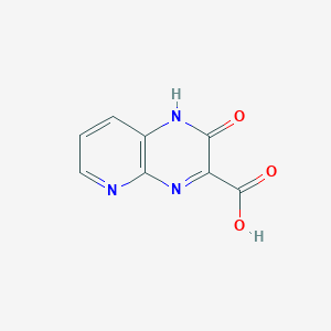 molecular formula C8H5N3O3 B1454960 2-Oxo-1,2-dihydropyrido[2,3-b]pyrazine-3-carboxylic acid CAS No. 91997-11-4