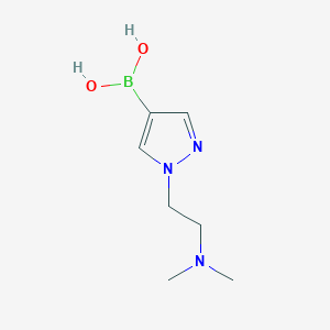 molecular formula C7H14BN3O2 B1454966 (1-(2-(Dimethylamino)ethyl)-1H-pyrazol-4-yl)boronic acid CAS No. 1086063-73-1