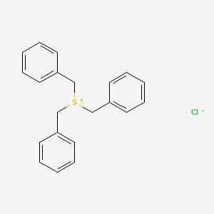 molecular formula C21H21ClS B14549701 Tribenzylsulfanium chloride CAS No. 62153-79-1