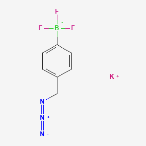 molecular formula C7H6BF3KN3 B1454973 Potassium 4-(azidomethyl)phenyltrifluoroborate CAS No. 898544-50-8